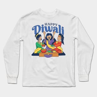 Festival of Lights Deepavali - Happy Diwali Long Sleeve T-Shirt